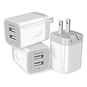 Fast Charge Foldable Dual Port Charger Block