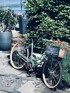bike in Yvoire France