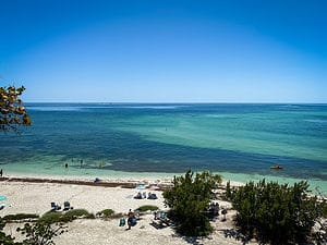 Atlantic ocean and beach in the Florida Keys