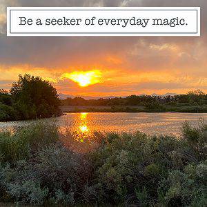 Instagram content quote be a seeker of everyday magic