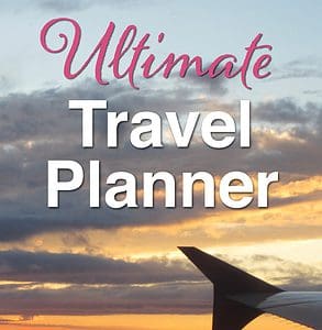 Ultimate Travel Planner notebook to journal your travels