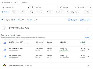 How to use google flights