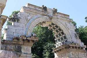 Roman Ruins at Schonbrunn Palace in Vienna