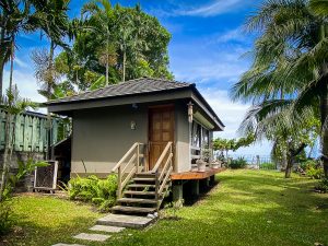 Book a Tahitian massage at this cute hut at the edge of the ocean