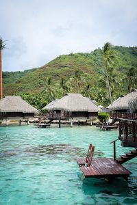 Moorea overwater bungalows