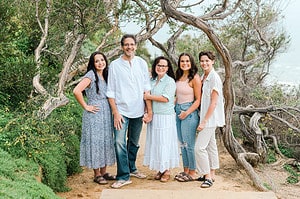 Family photography at the beach