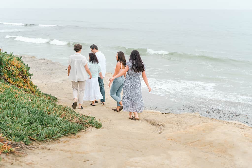 Family photography at the beach