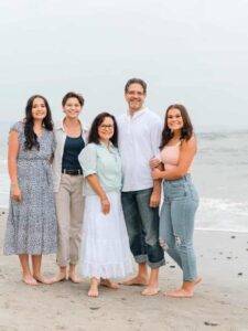 Family photography at the beach