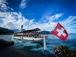 Steamboat on Lake Lucerne in Switzerland is awesome as you build your Switzerland bucket list and consider Switzerland tips for visiting.