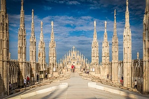 Milan Duomo rooftop