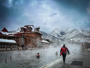 Glenwood hot springs in Colorado