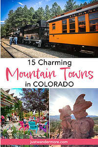 Charming mountains towns in Colorado.