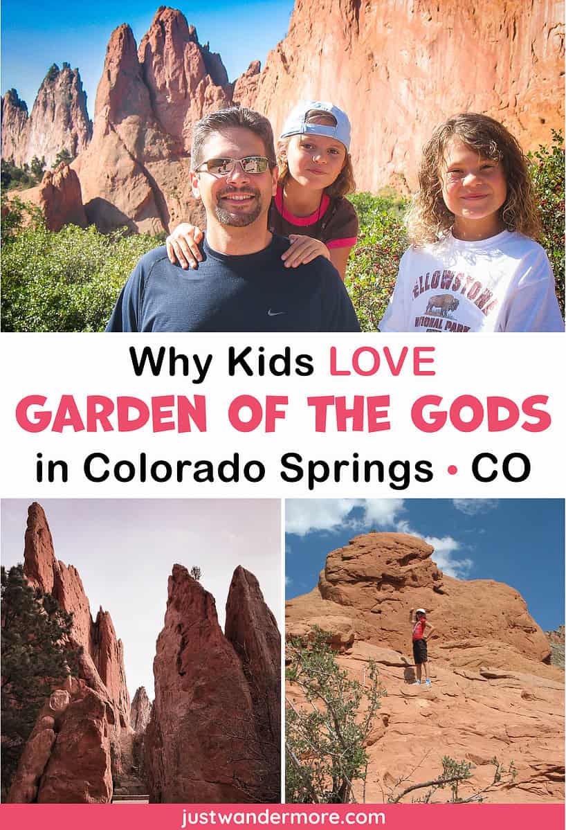 Kids love Garden of the Gods and the amazing rock formations.