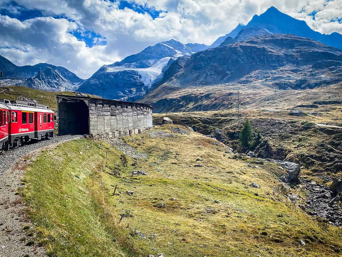 20220904 mostbeautifulswissvillages 1389 Riding the Bernina Express in the Swiss Alps.