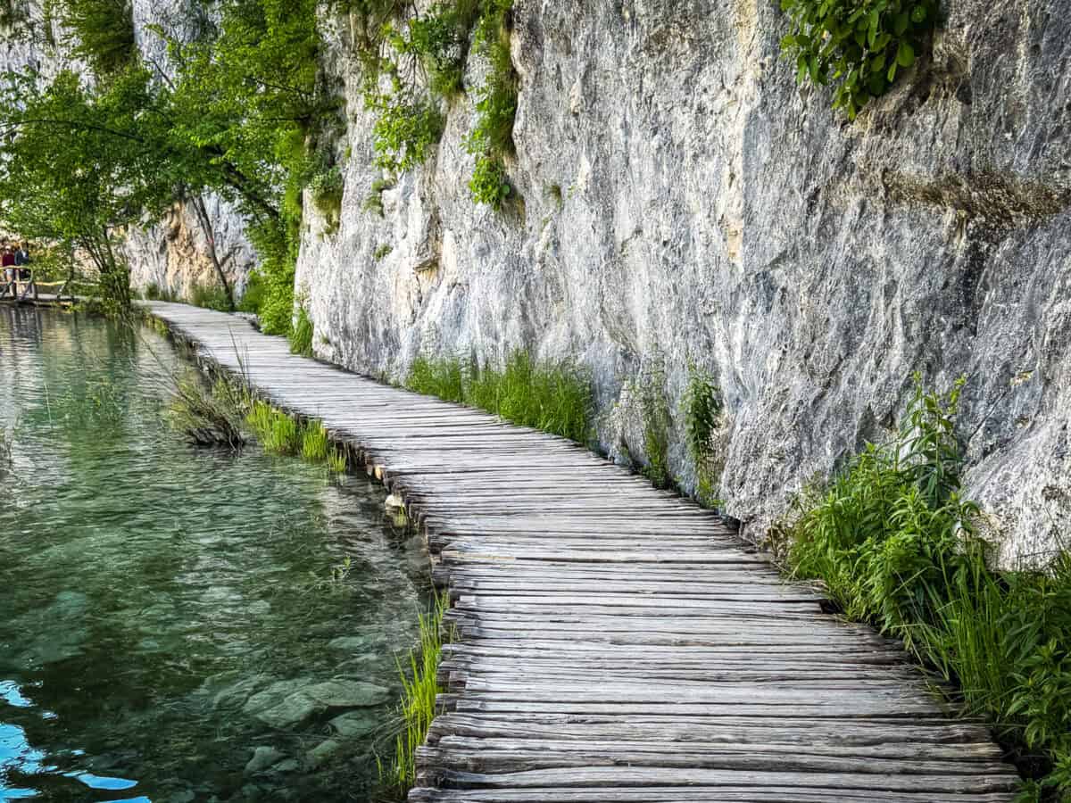 20250531 plitvice IMG 5729 Raised boardwalks in Plitvice Lakes National Park, Croatia.
