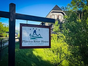 Plitvica River House in Croatia is an awesome place to stay when visiting Plitvice Lakes National Park.