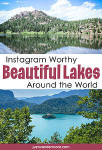 Instagram worthy beautiful lakes around the world.