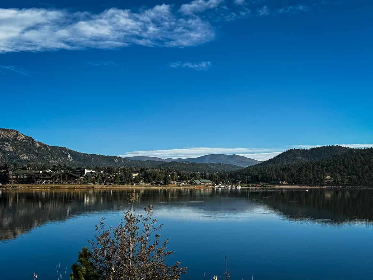 Lake Estes in Estes Park Colorado.