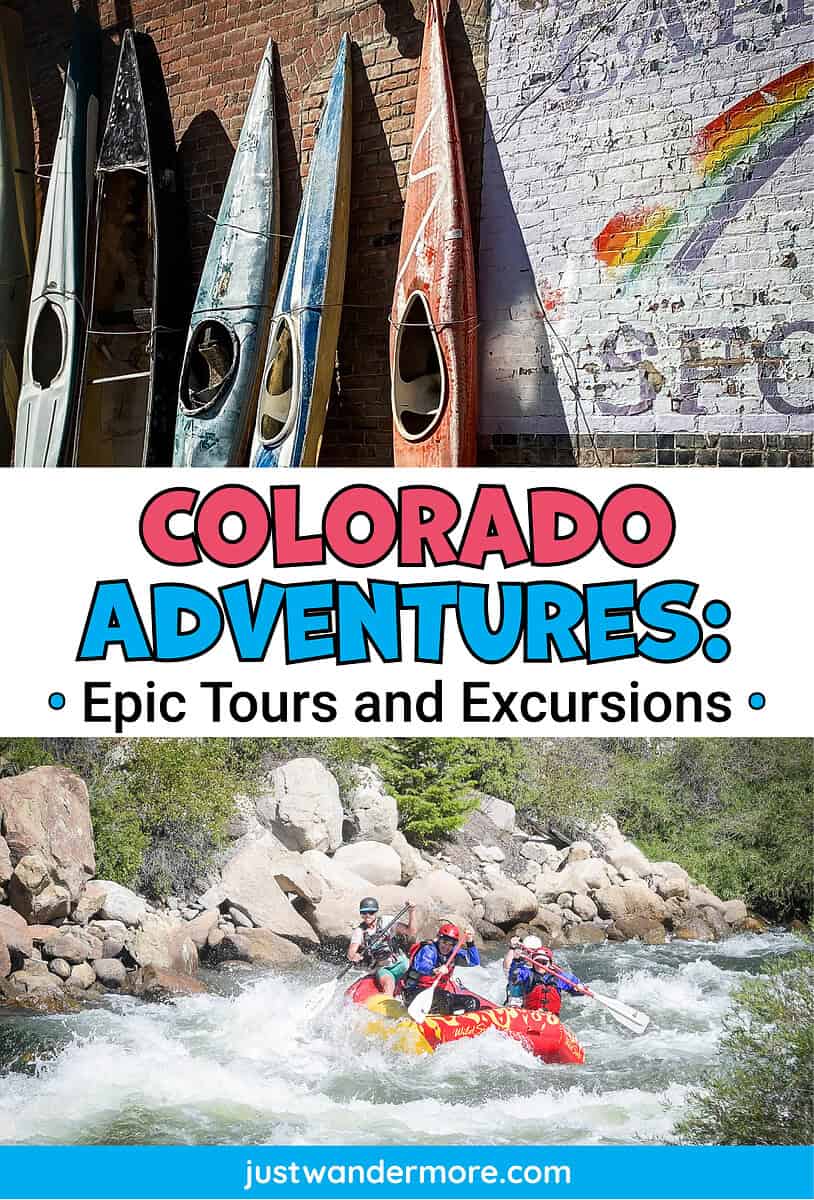 Colorado Adventures: Epic Tours and Excursions with options for kayaking and riverrafting.