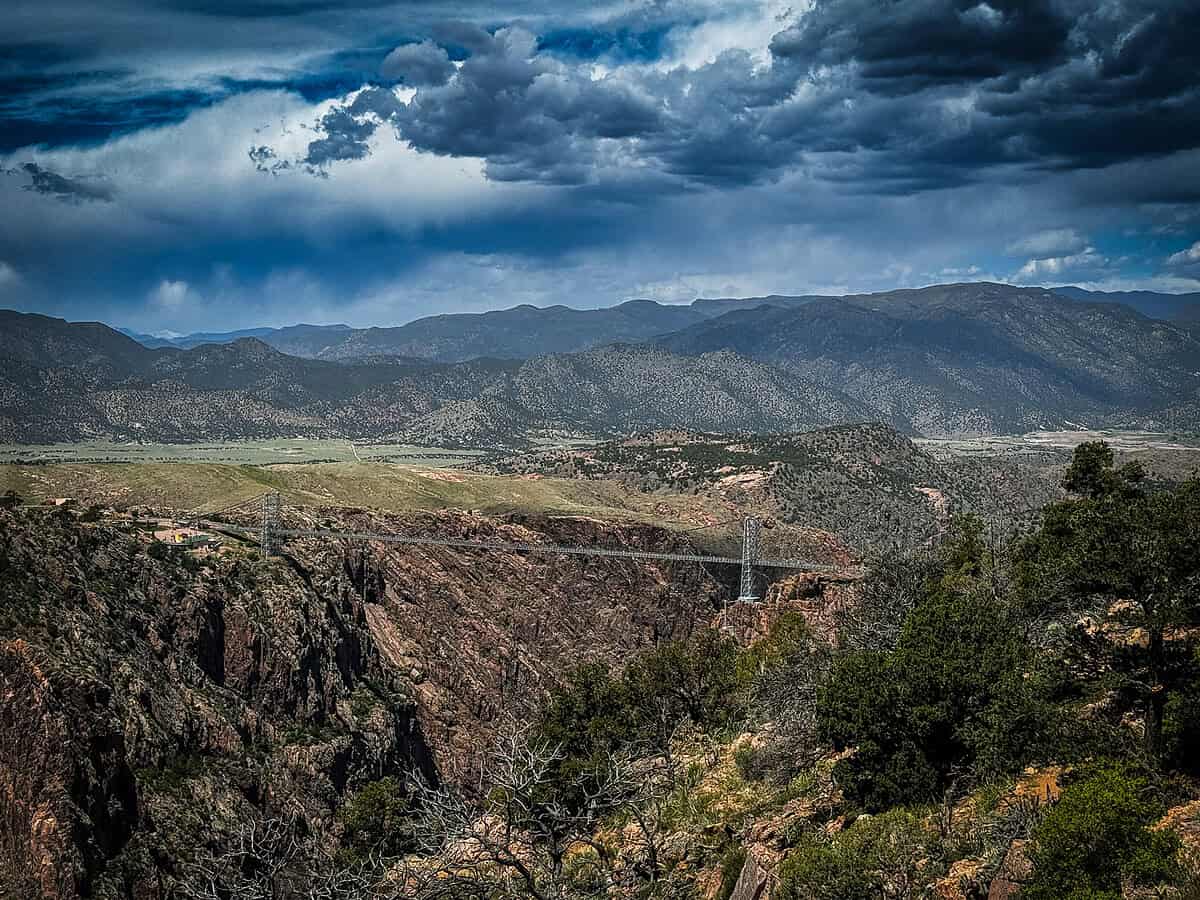 The Royal Gorge Bridge spanning a dramatic canyon, one of the best day trips from Colorado Springs.